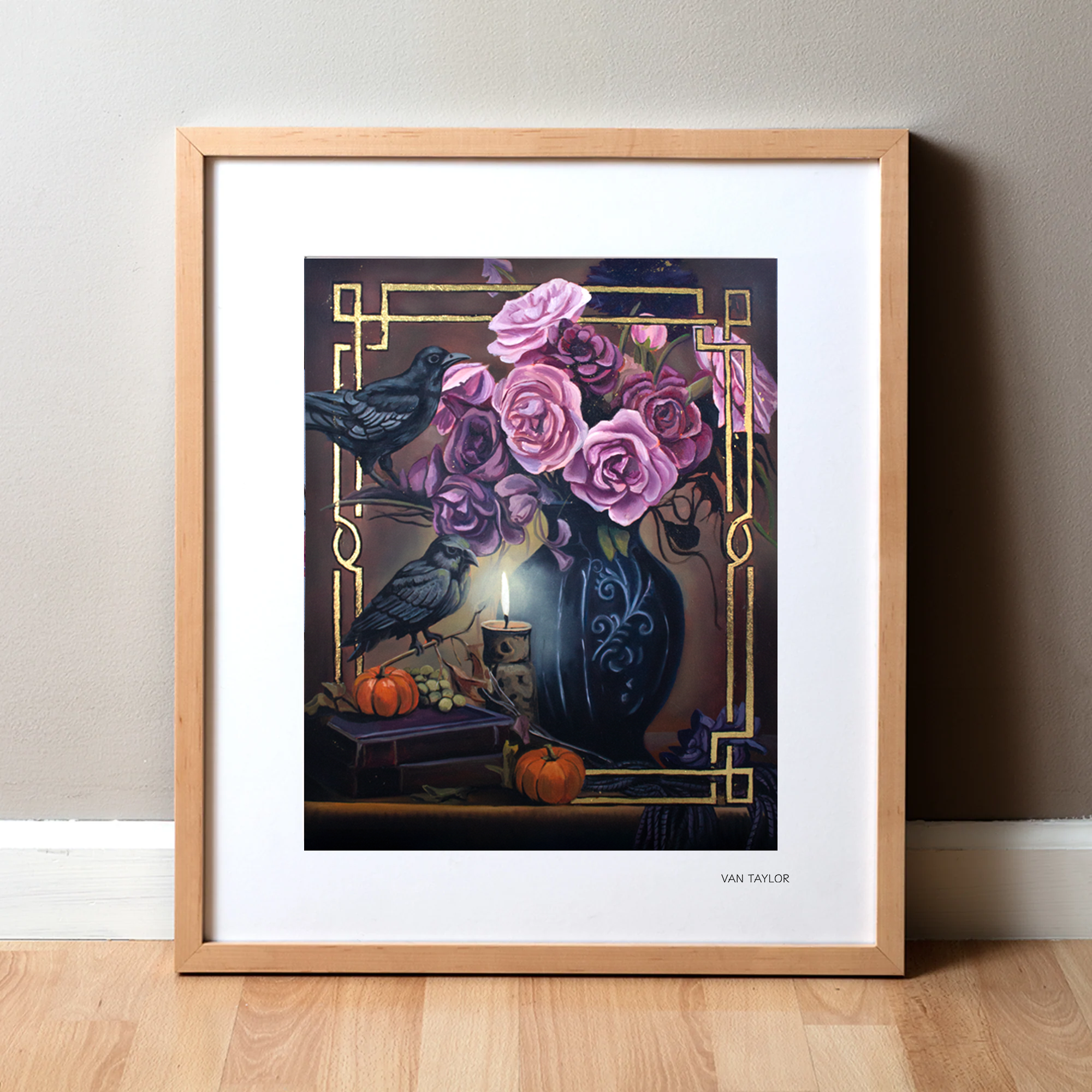 Autumn's Silent Watchers – Art Print