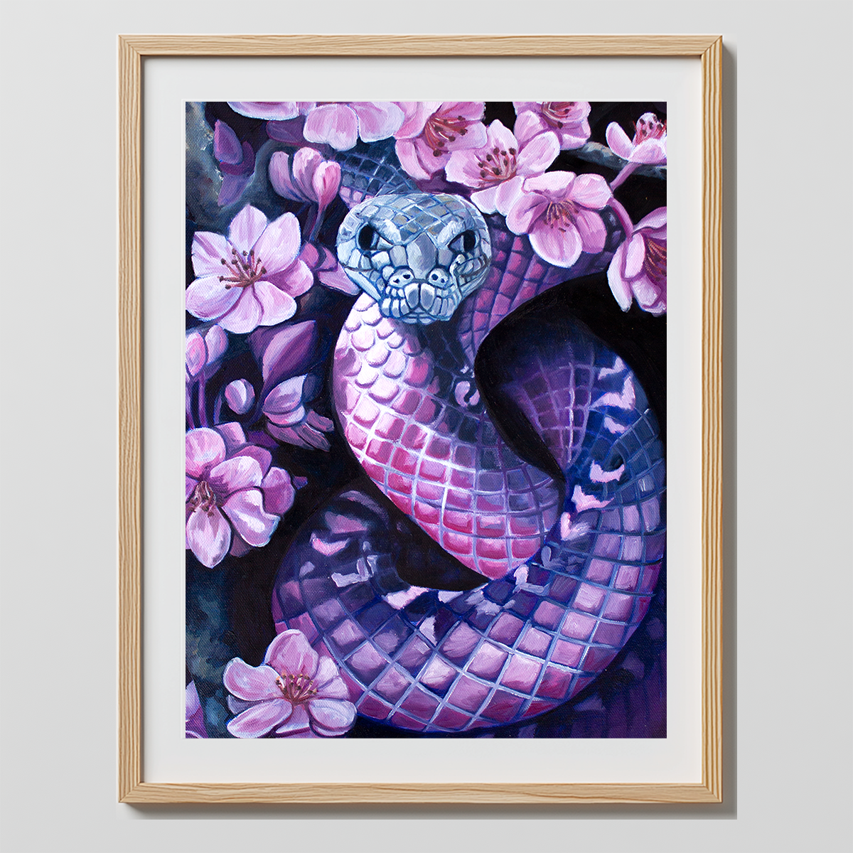 Among the Cherry Blossoms – Art Print