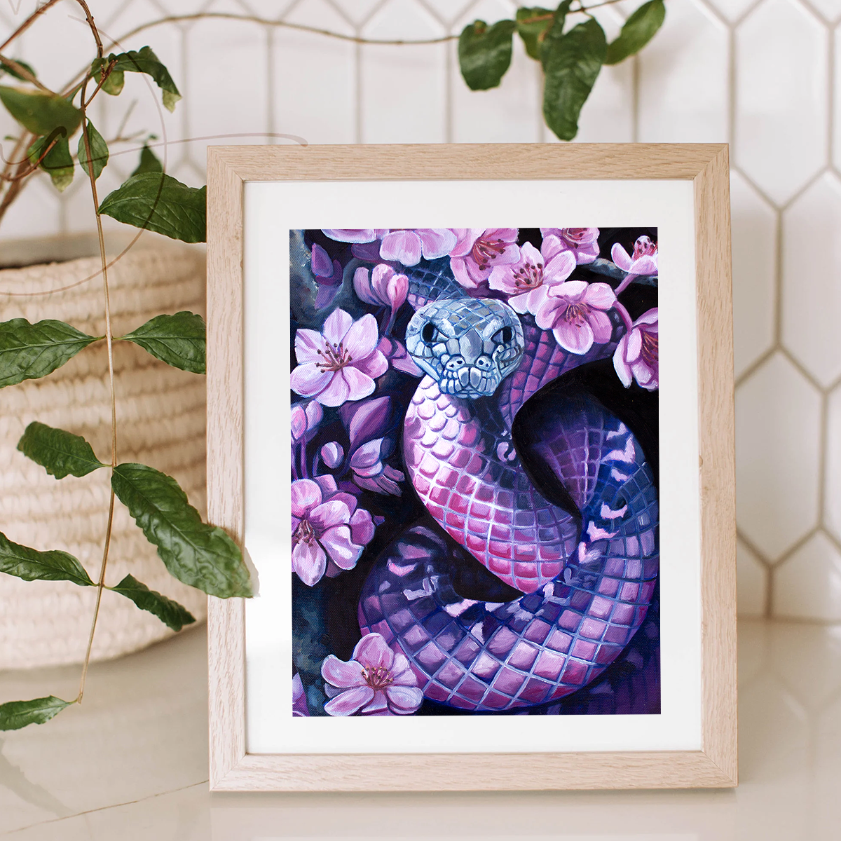 Among the Cherry Blossoms – Art Print