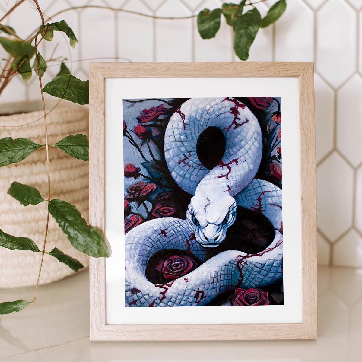 White Snake – Art Print