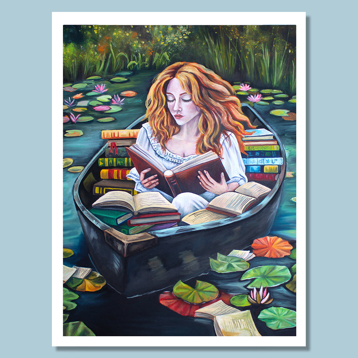 Drifting Through The Pages – Art Print