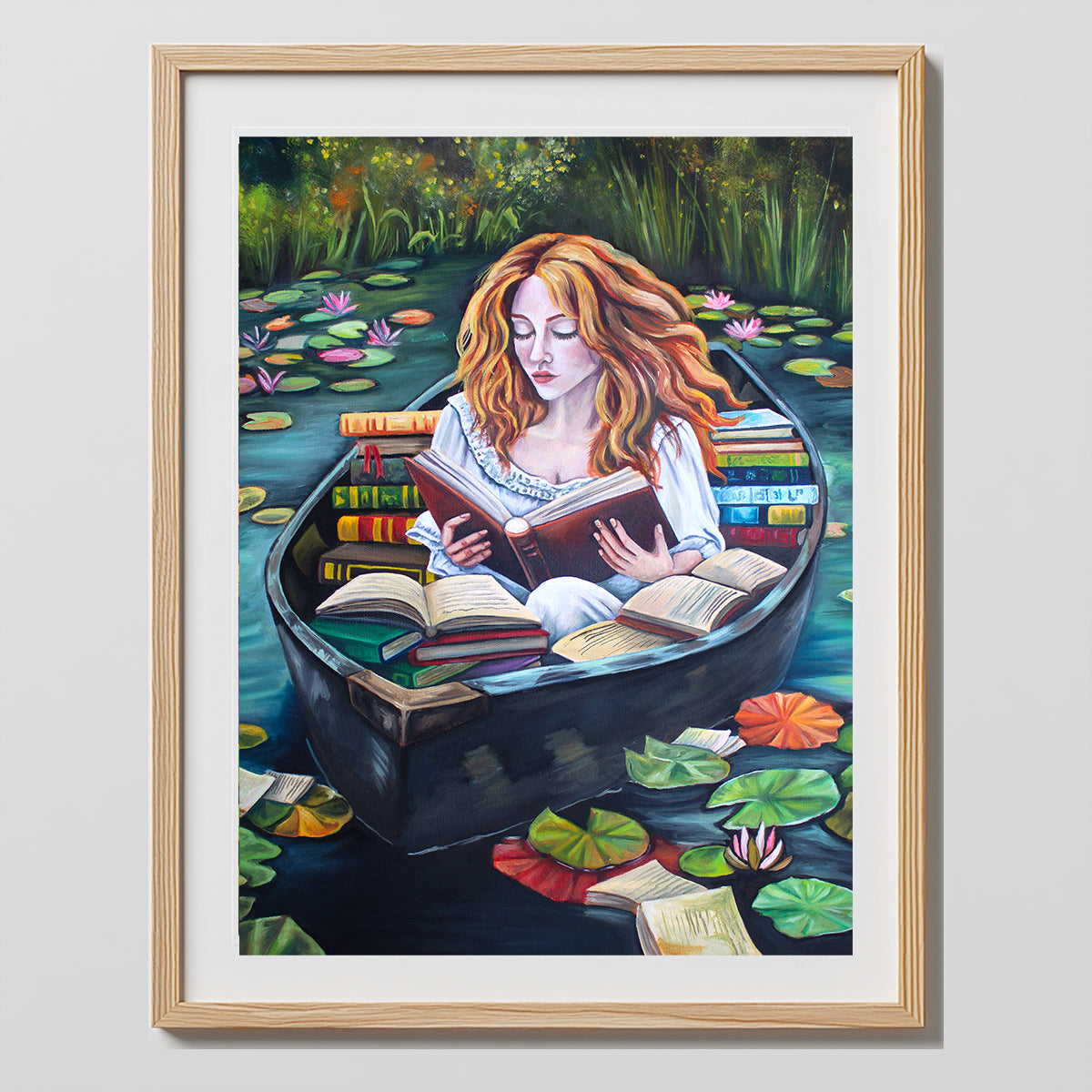 Drifting Through The Pages – Art Print