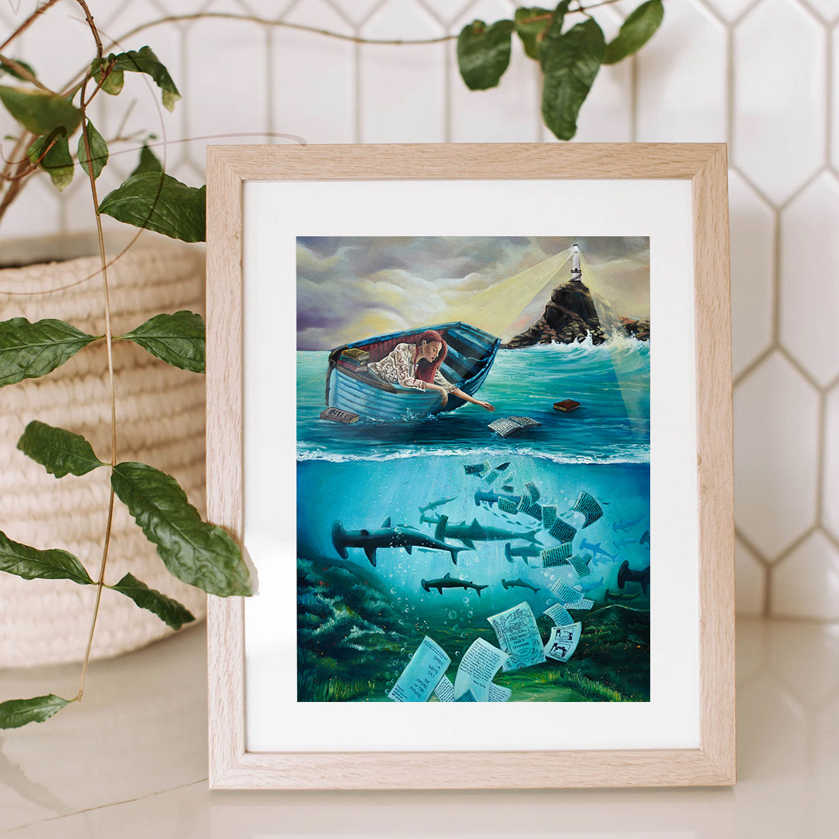 Drowning of Knowledge – Art Print