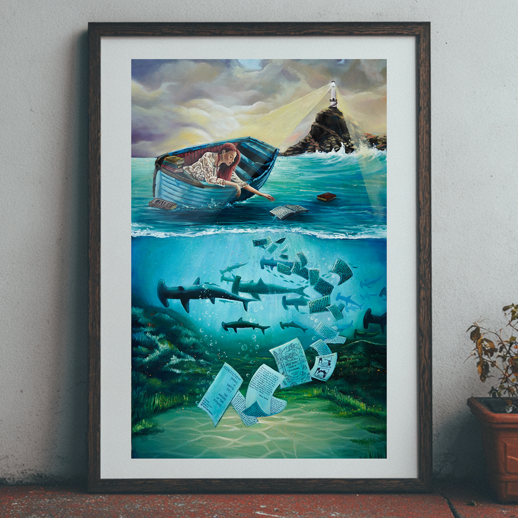 Drowning of Knowledge – Art Print