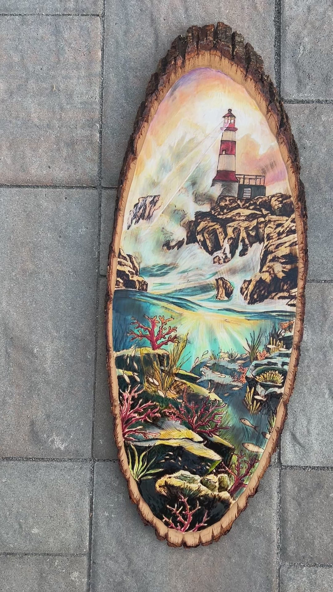 Guiding Light - Original Wood Burn