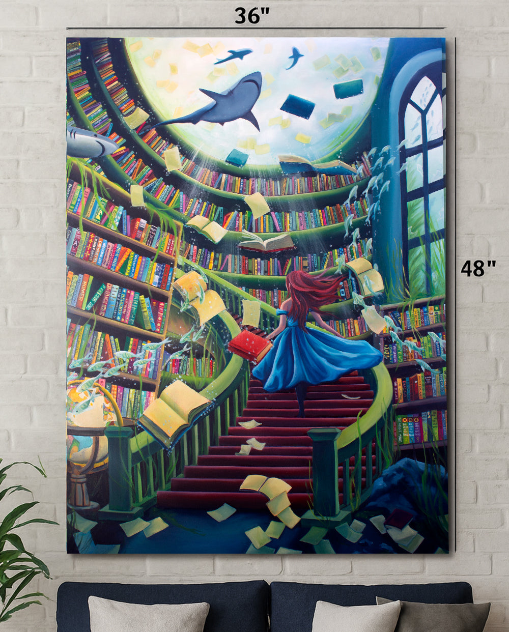 Tides of Tales – Original 36” x 48” Oil Painting